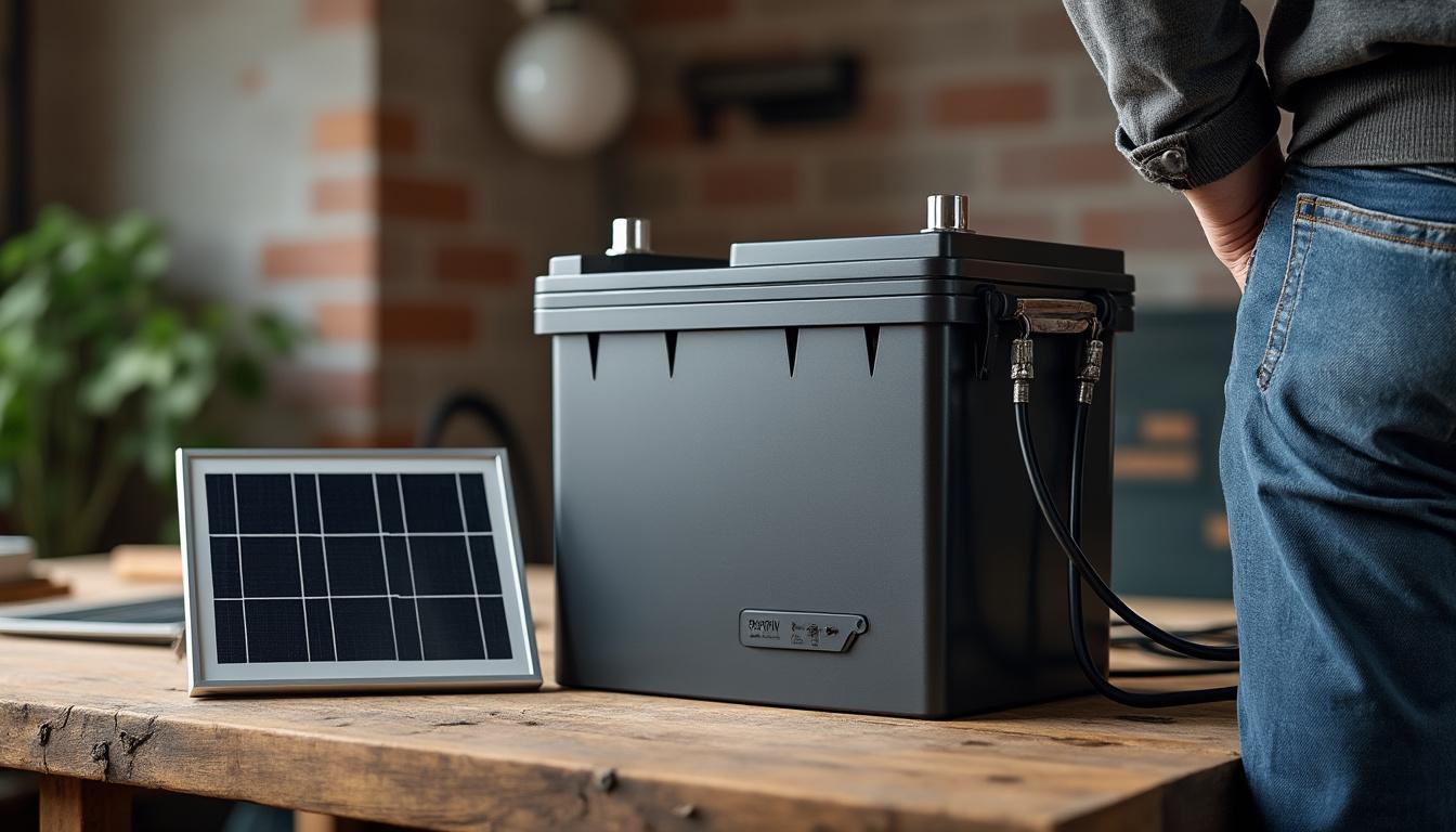 découvrez la puissance de la batterie pour panneau solaire 300w, l'alliée idéale pour stocker l'énergie solaire efficacement. assurez une alimentation durable et continue pour vos appareils tout en maximisant votre autonomie énergétique. idéale pour un usage domestique ou en extérieur.