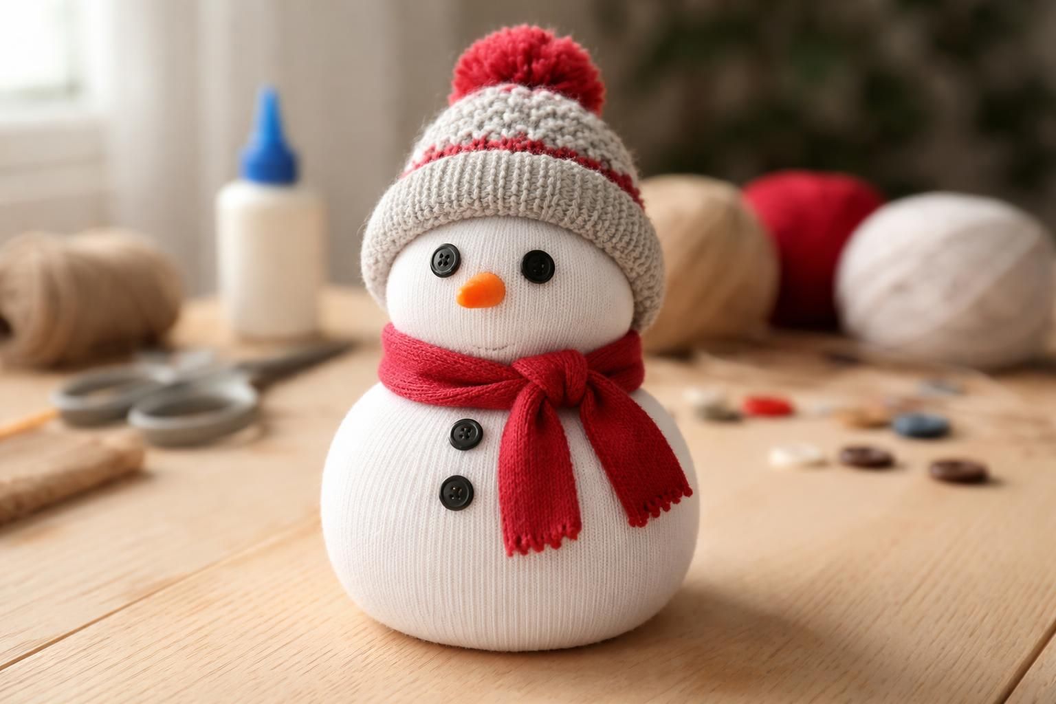 découvrez un tutoriel facile pour réaliser un bonhomme de neige original en chaussette. parfait pour une activité créative et ludique à faire chez soi.