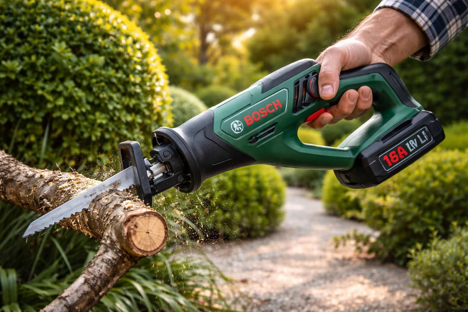 découvrez la scie sabre sans fil bosch psa 18 li, idéale pour vos travaux de jardinage et bricolage. maniable, puissante et pratique, elle facilite toutes vos découpes.