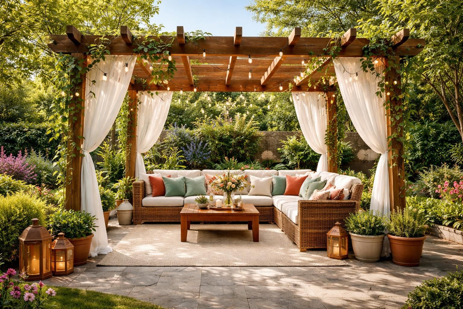 découvrez comment personnaliser le plan de votre pergola en bois pour qu'elle reflète parfaitement vos envies décoratives et s'harmonise avec votre espace extérieur.