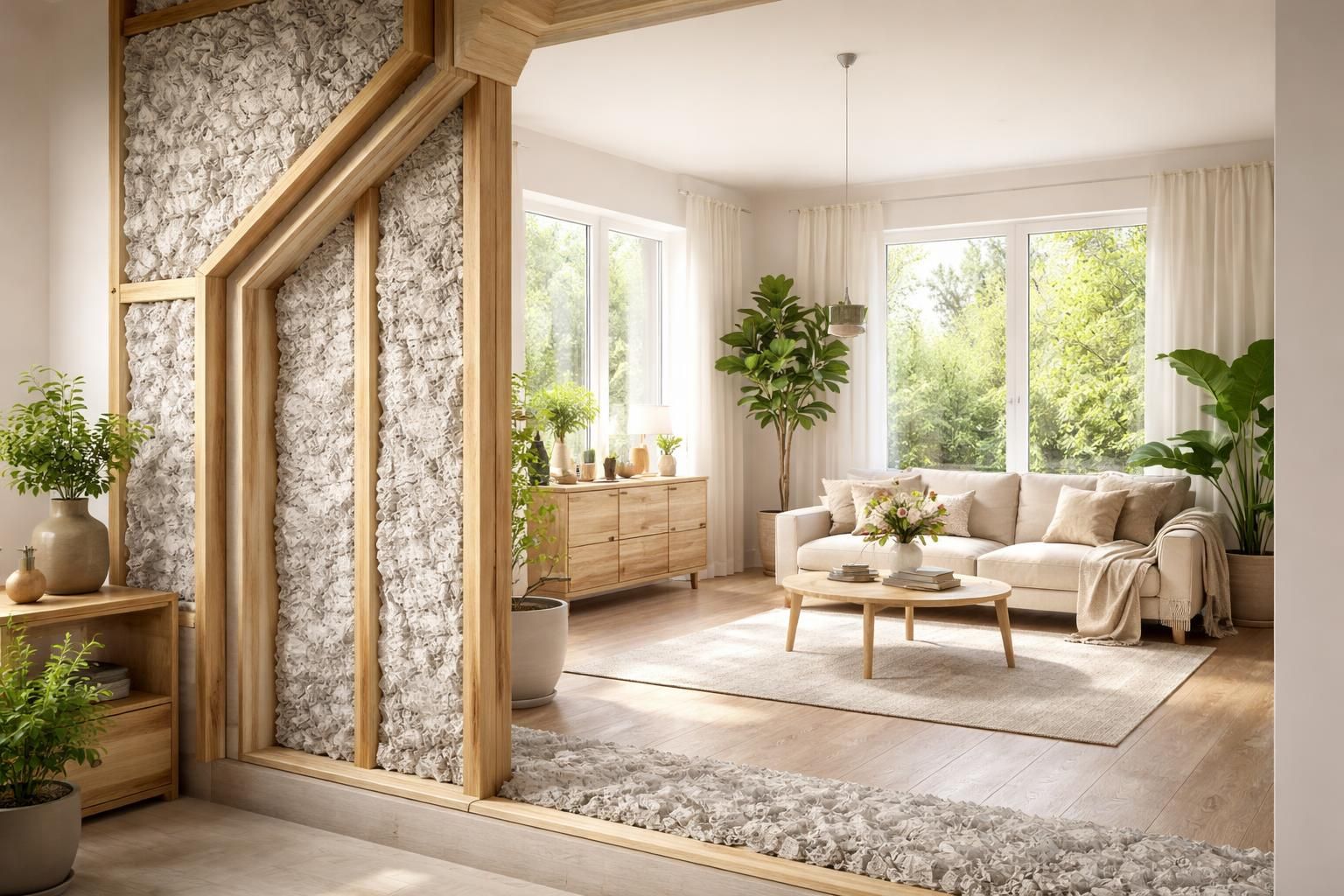 découvrez l'ouate de cellulose, une solution d'isolation écologique qui assure un confort thermique durable tout en respectant l'environnement.