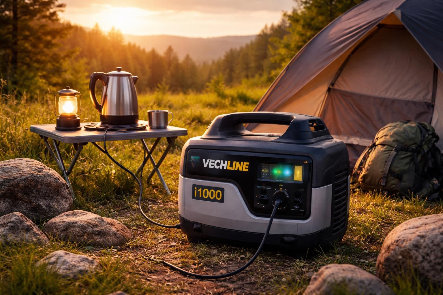 découvrez notre test complet du groupe électrogène portable vechline i1000, idéal pour le camping. performance, autonomie et silence au rendez-vous pour vos aventures en plein air.