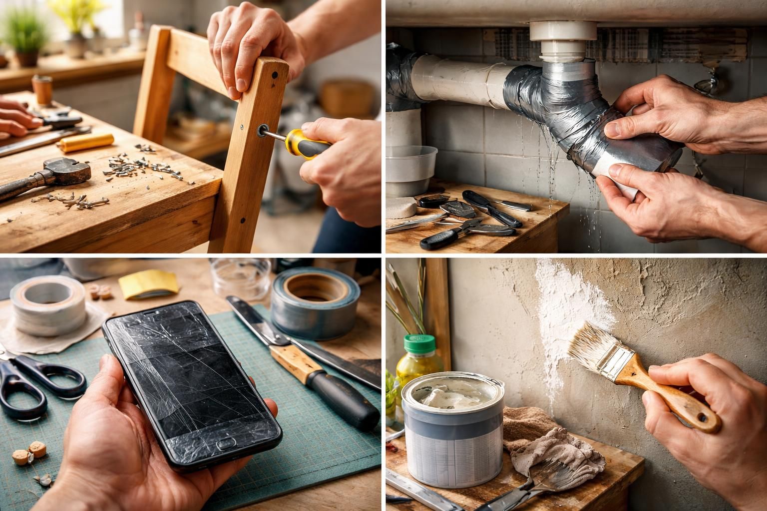 découvrez 15 astuces ingénieuses pour réparer vos objets du quotidien sans dépenser un centime. bricolage malin et économique garanti !