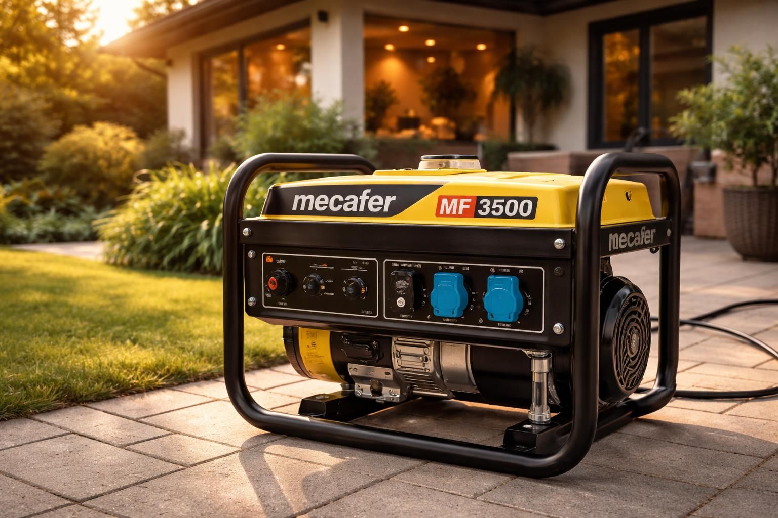 découvrez le mecafer mf 3500, le groupe électrogène polyvalent idéal pour sécuriser l'alimentation électrique de votre maison en toutes circonstances.