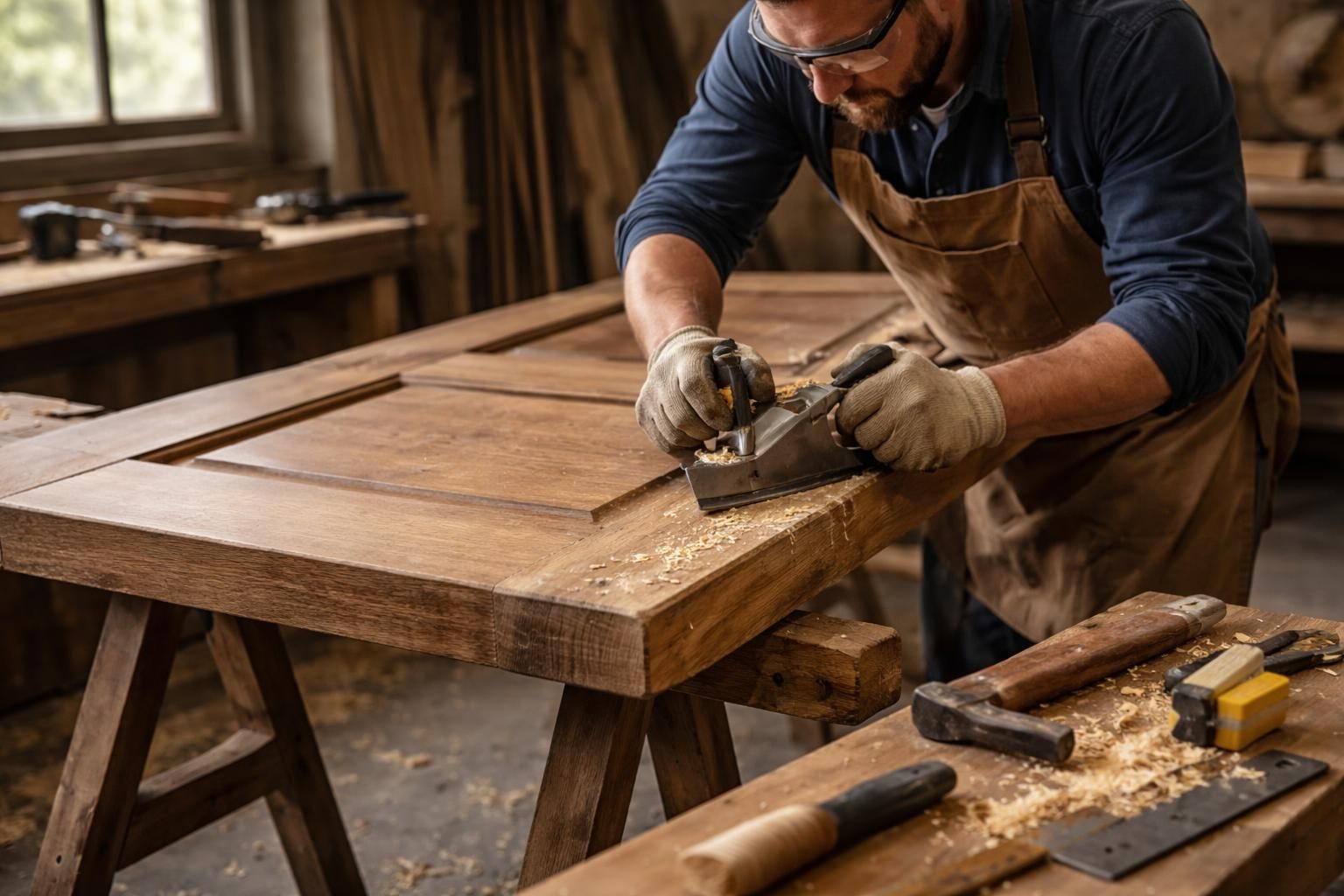 découvrez comment raboter le côté d'une porte qui frotte sans l'endommager grâce à nos astuces de menuiserie simples et efficaces.