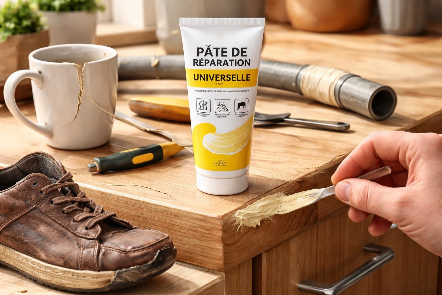 découvrez la pâte répare-tout, votre solution magique pour réparer rapidement et efficacement tous vos objets du quotidien. facile à utiliser, elle s'adapte à de nombreux matériaux pour des réparations durables.