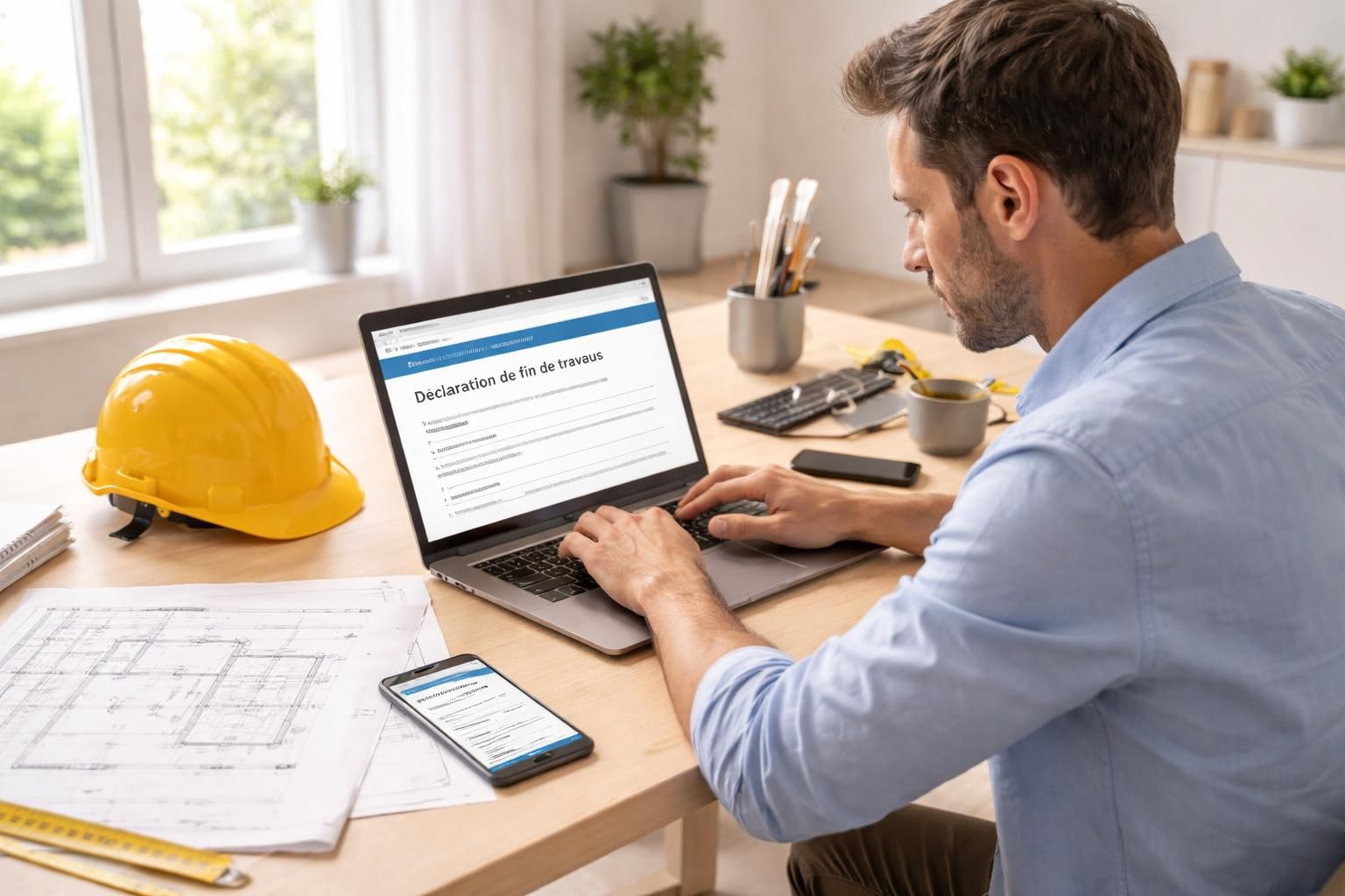 découvrez comment réaliser facilement votre déclaration de fin de travaux aux impôts en ligne grâce à notre guide étape par étape.