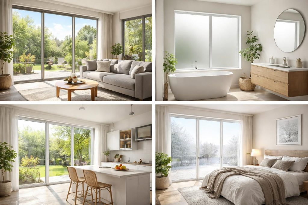 découvrez comment choisir le film pour vitrage de votre maison en fonction de chaque pièce pour optimiser confort, intimité et luminosité.