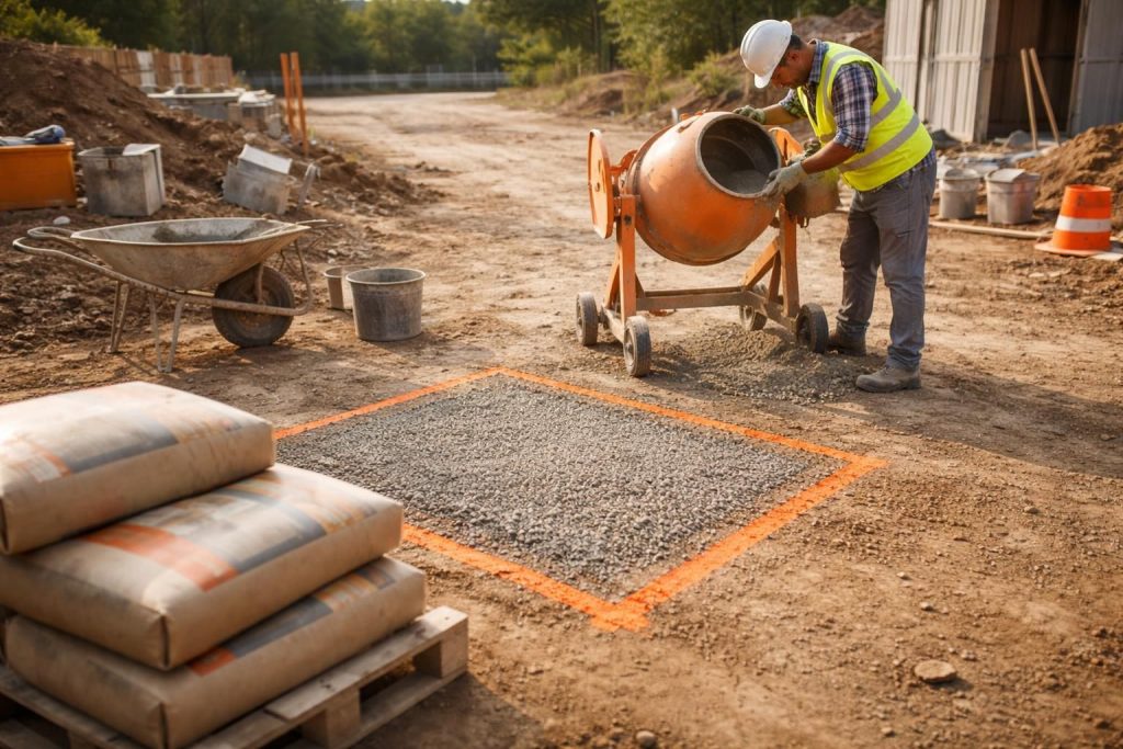 découvrez combien de sacs de béton tout prêt sont nécessaires pour couvrir 1m² et réussissez votre chantier grâce à nos conseils précis et faciles à suivre.